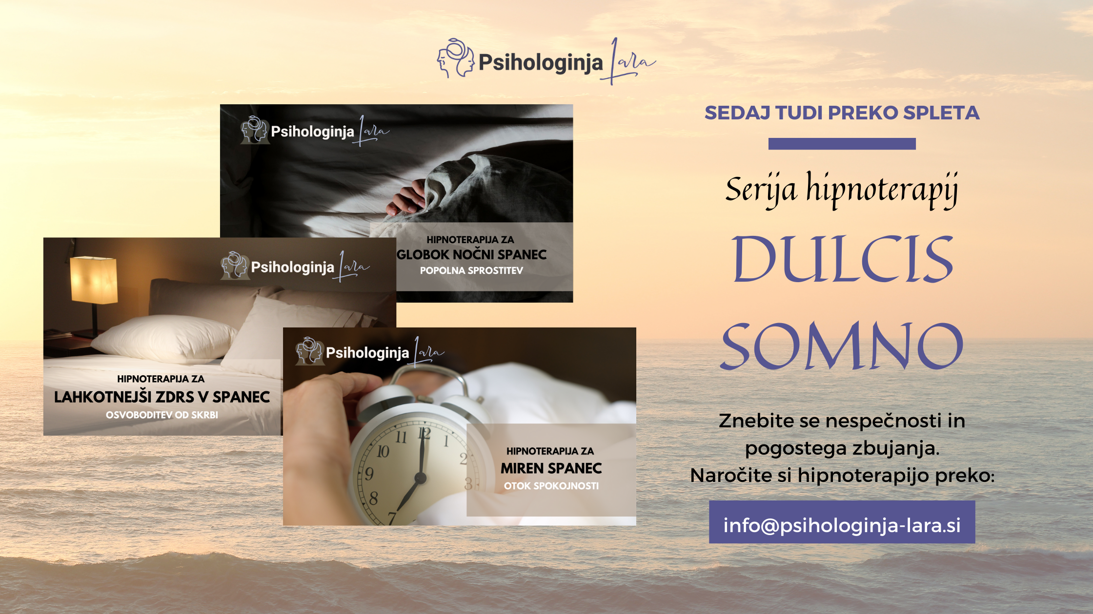 Serija hipnoterapij DULCIS SOMNO